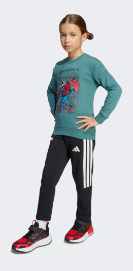 Спортивный костюм Adidas детский LK MRVL SM JOG - 174466, фото 1 - интернет-магазин MEGASPORT