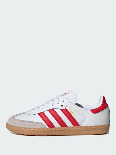 Кеди Adidas Originals SAMBA OG J - 174470, фото 1 - інтернет-магазин MEGASPORT