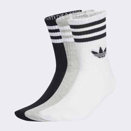 Шкарпетки Adidas Originals 3S CREW S 3P - 174478, фото 1 - інтернет-магазин MEGASPORT