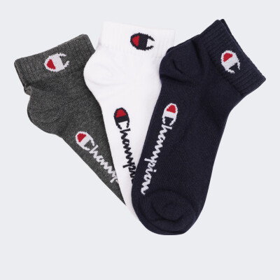 Носки Champion 3pk Quarter Socks - 158875, фото 1 - интернет-магазин MEGASPORT