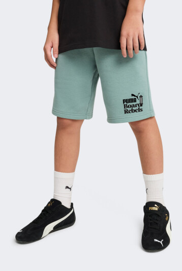 Шорти Puma дитячі MID90S Long Shorts TR B - 172732, фото 1 - інтернет-магазин MEGASPORT