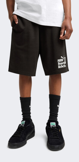 Шорти Puma дитячі MID90S Long Shorts TR B - 172731, фото 1 - інтернет-магазин MEGASPORT