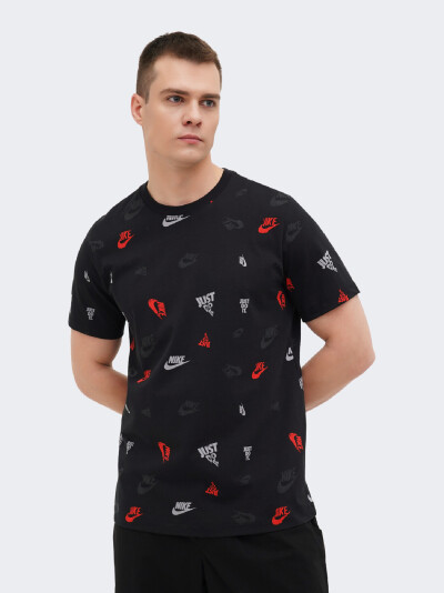 Футболка Nike M NSW TEE 12MO AOP SP25 - 170410, фото 1 - інтернет-магазин MEGASPORT