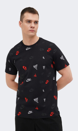 Футболка Nike M NSW TEE 12MO AOP SP25 - 170410, фото 1 - интернет-магазин MEGASPORT