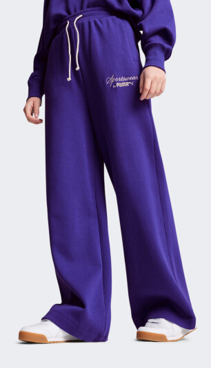 Спортивні штани Puma CLASSICS+ Relaxed Sweatpants - 167081, фото 1 - інтернет-магазин MEGASPORT