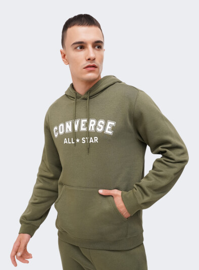 Кофта Converse STANDARD FIT ALL STAR CENTER FRONT HOODIE BB - 167325, фото 1 - інтернет-магазин MEGASPORT
