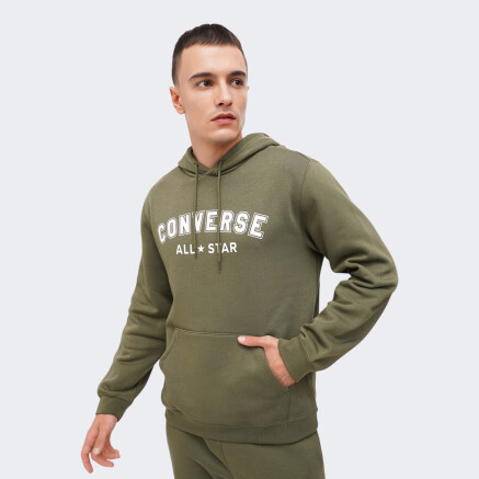 Кофта Converse STANDARD FIT ALL STAR CENTER FRONT HOODIE BB - 167325, фото 1 - інтернет-магазин MEGASPORT