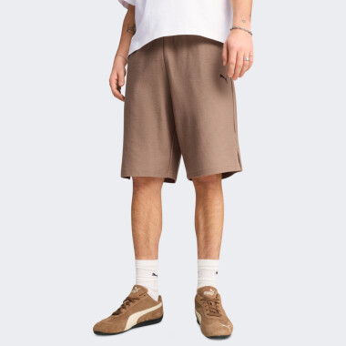 PREMIUM ESS Jacquard Long Line Relaxed Shorts 11"