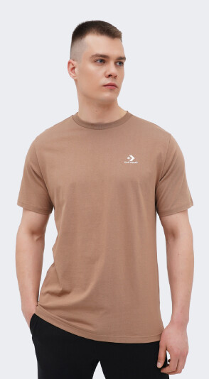 Футболка Converse STANDARD FIT LEFT CHEST STAR CHEV EMB TEE - 171236, фото 1 - интернет-магазин MEGASPORT
