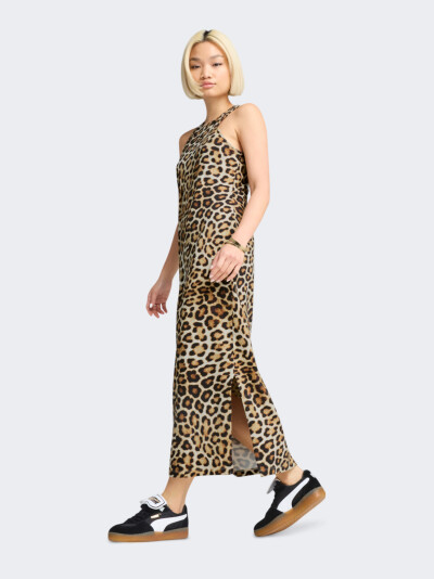 Плаття Puma LEO LUXE Slim AOP Dress - 173115, фото 1 - інтернет-магазин MEGASPORT