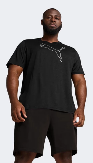 Футболка Puma M TAD ESSENTIAL HEATHER CAT TEE (CF large cat) - 171285, фото 1 - интернет-магазин MEGASPORT