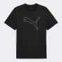 Футболка Puma M TAD ESSENTIAL HEATHER CAT TEE (CF large cat), фото 7 - інтернет магазин MEGASPORT