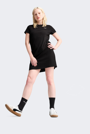 Платье Puma ESS ELEVATED Bodycon Rib Dress - 173733, фото 1 - интернет-магазин MEGASPORT