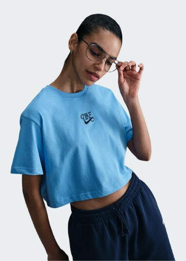 Футболка Nike W NSW SS CROP TEE IWD - 173209, фото 1 - интернет-магазин MEGASPORT