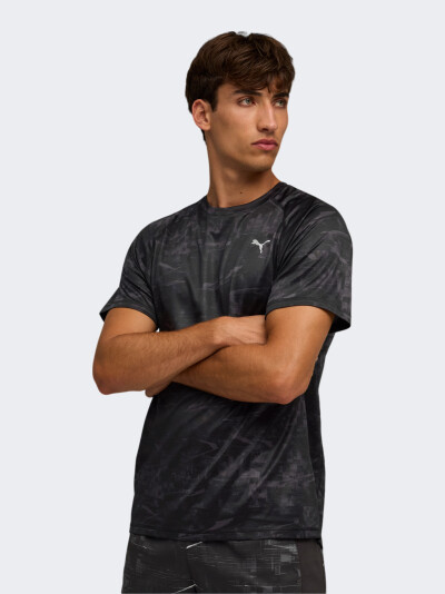 Футболка Puma M Run Velocity AOP Tee - 174542, фото 1 - інтернет-магазин MEGASPORT