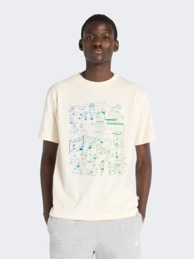 Футболка New Balance Athletics Run Mural T-Shirt - 174591, фото 1 - інтернет-магазин MEGASPORT