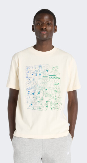 Футболка New Balance Athletics Run Mural T-Shirt - 174591, фото 1 - інтернет-магазин MEGASPORT