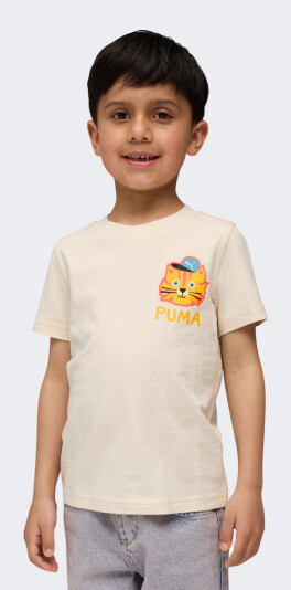 Футболка Puma детская MOODY CAT Graphic Tee I PS - 174618, фото 1 - интернет-магазин MEGASPORT