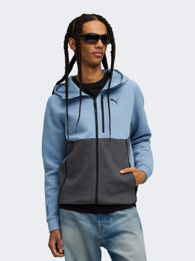 Кофта Puma PUMATECH Full-Zip Hoodie DK - 174615, фото 1 - інтернет-магазин MEGASPORT