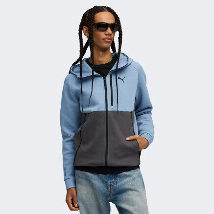 Кофта Puma PUMATECH Full-Zip Hoodie DK - 174615, фото 1 - інтернет-магазин MEGASPORT