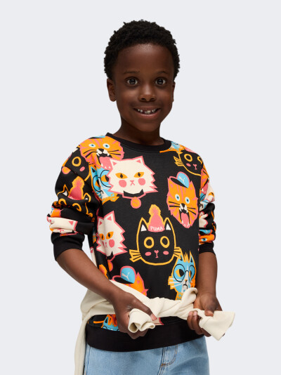 Кофта Puma MOODY CAT AOP Crew TR PS - 174619, фото 1 - інтернет-магазин MEGASPORT