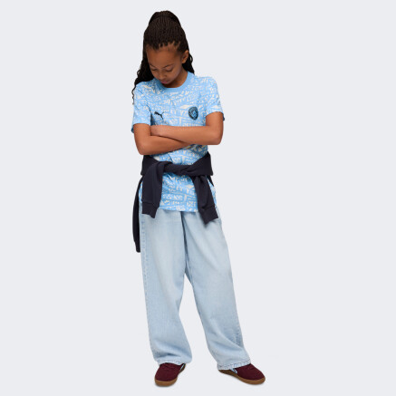 Футболка Puma MCFC FtblCulture Tee AOP Jr - 174627, фото 3 - інтернет-магазин MEGASPORT