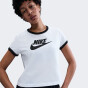 Футболка Nike W NSW SS RINGER TEE VNTG RUN, фото 5 - інтернет магазин MEGASPORT