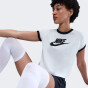 Футболка Nike W NSW SS RINGER TEE VNTG RUN, фото 4 - інтернет магазин MEGASPORT