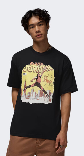 Футболка Jordan M J NC COMIC SS CREW - 174834, фото 1 - интернет-магазин MEGASPORT