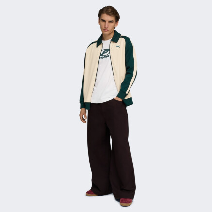 Кофта Puma T7 Relaxed Wing Collar Jacquard Track Jacket DK - 174931, фото 3 - інтернет-магазин MEGASPORT