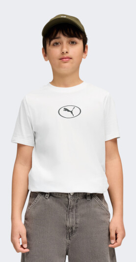 Футболка Puma детская SPORT Rib Collar Tee B - 174939, фото 1 - интернет-магазин MEGASPORT
