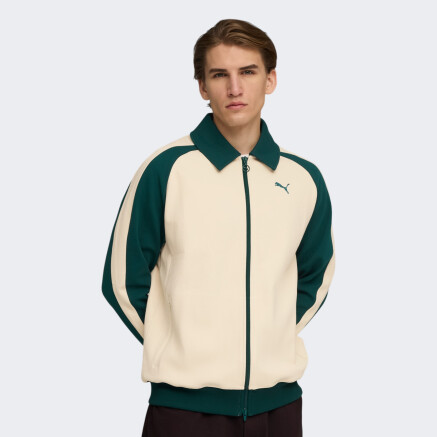 Кофта Puma T7 Relaxed Wing Collar Jacquard Track Jacket DK - 174931, фото 1 - інтернет-магазин MEGASPORT