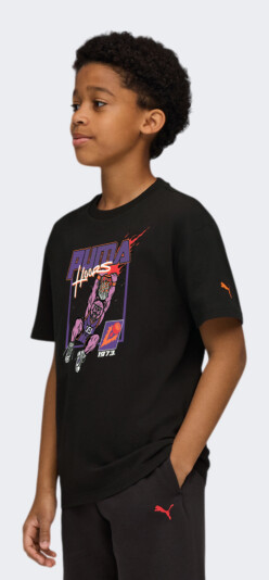 Футболка Puma дитяча BASKETBALL HOOPESTellations Tee B - 174888, фото 1 - інтернет-магазин MEGASPORT