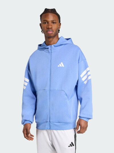Кофта Adidas M FI 3S FZ - 174965, фото 1 - інтернет-магазин MEGASPORT