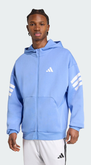 Кофта Adidas M FI 3S FZ - 174965, фото 1 - интернет-магазин MEGASPORT