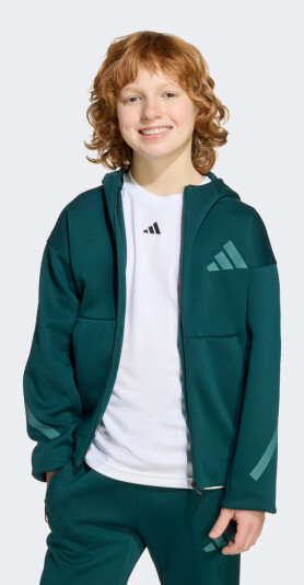 Кофта Adidas детская J Z.N.E.FZ - 174963, фото 1 - интернет-магазин MEGASPORT