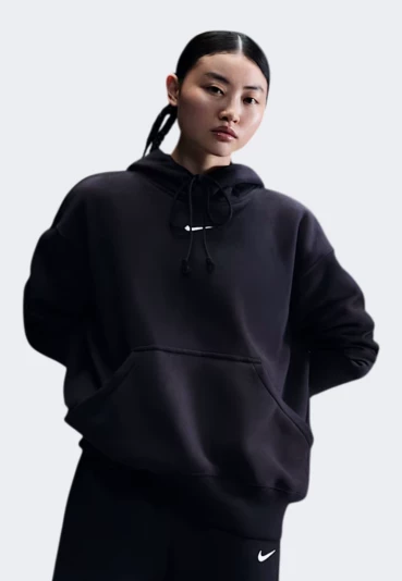 Кофта Nike W NSW PHNX FLC OS PO HOODIE - 160404, фото 1 - интернет-магазин MEGASPORT