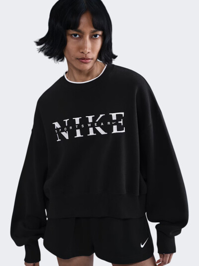 Кофта Nike W NSW PHNX FLC CREW GLS - 175007, фото 1 - інтернет-магазин MEGASPORT