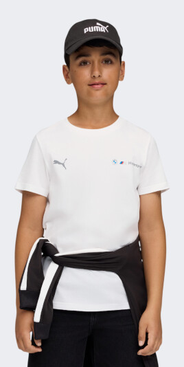 Футболка Puma детская BMW MMS KIDS ESS LOGO TEE 2 - 175059, фото 1 - интернет-магазин MEGASPORT