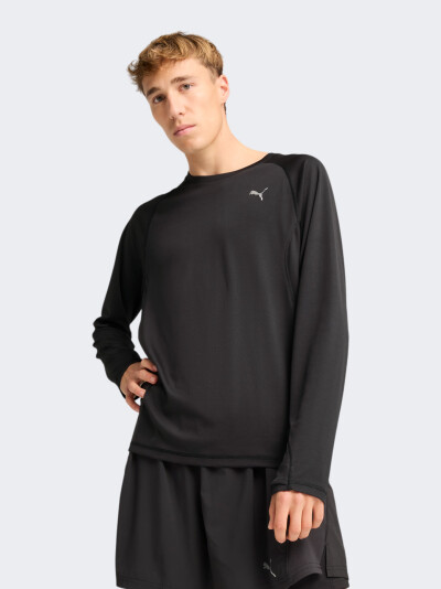 Лонгслів Puma M RUN VELOCITY LONG SLEEVE (POLY) - 175144, фото 1 - інтернет-магазин MEGASPORT