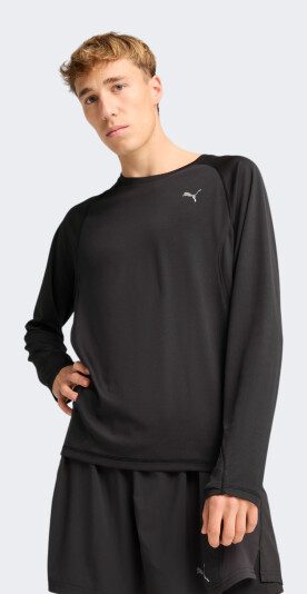 Лонгслів Puma M RUN VELOCITY LONG SLEEVE (POLY) - 175144, фото 1 - інтернет-магазин MEGASPORT