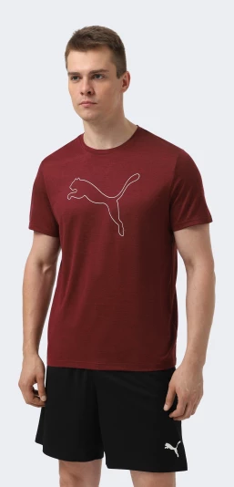 Футболка Puma M TAD ESSENTIAL HEATHER CAT TEE (CF large cat) - 174537, фото 1 - інтернет-магазин MEGASPORT