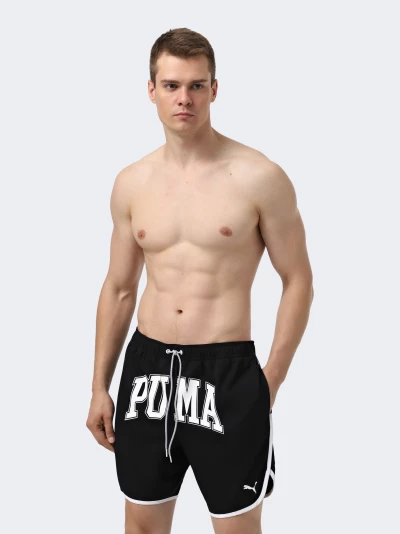 Шорти Puma SWIM MEN TRACK MID SHORTS 1P - 173744, фото 1 - інтернет-магазин MEGASPORT