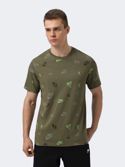 Футболка Nike M NSW TEE 12MO AOP SP25 - 173605, фото 1 - інтернет-магазин MEGASPORT