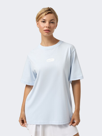 Футболка Nike W NSW CLUB SS TEE OC SWOOSH - 173626, фото 1 - інтернет-магазин MEGASPORT