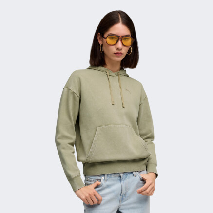 Кофта Puma ESS ELEVATED Relaxed Wash Hoodie FL - 175165, фото 1 - інтернет-магазин MEGASPORT