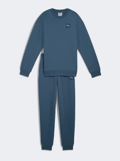 Спортивний костюм Puma ESS ELEVATED Relaxed Crew Sweat Suit FL B - 175185, фото 1 - інтернет-магазин MEGASPORT