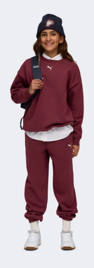 Спортивний костюм дитячий Puma Loungewear Oversized Sweat Suit G - 175186, фото 1 - інтернет-магазин MEGASPORT