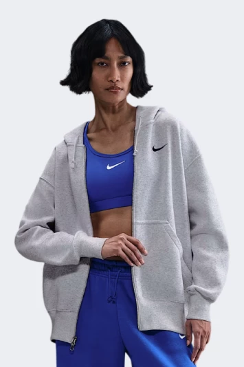 Кофта Nike W NSW PHNX FLC FZ OS HOODIE - 175197, фото 1 - интернет-магазин MEGASPORT