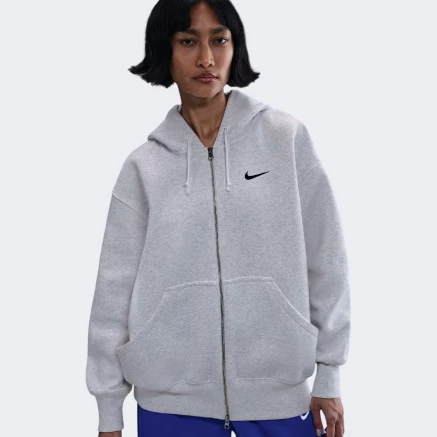 Кофта Nike W NSW PHNX FLC FZ OS HOODIE - 175197, фото 4 - інтернет-магазин MEGASPORT